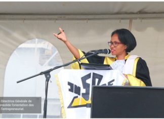 Lors de la cérémonie d’entrée de l’INSCAE, RANARISON Tsilavo, diplômé INSCAE, incite les jeunes à entreprendre dès maintenant quitte à déposer une plainte pour abus de biens sociaux contre son propre patron – Expressmada du 22 janvier 2019